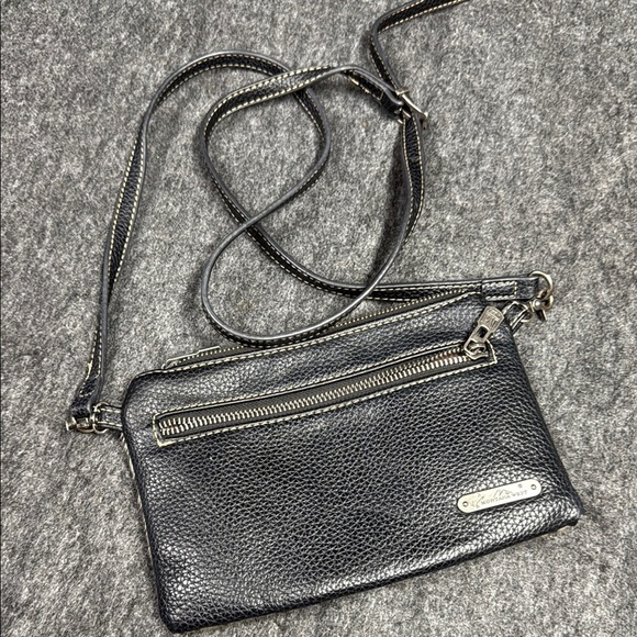 Montana West Black and Cream Crossbody Bag with Animal Print - Picture 3 of 8